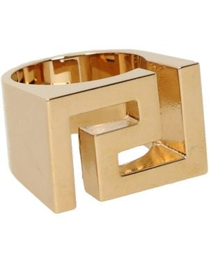 Versace Rings Metal - Metallic