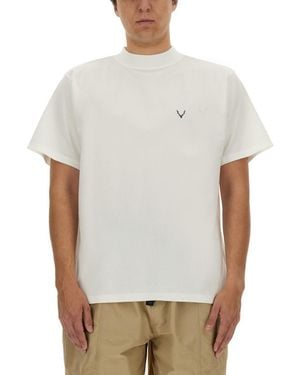 South2 West8 T Shirt With Logo - White