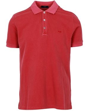 Fay T Shirts And Polos - Red