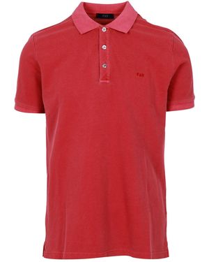 Fay Camisetas Y Polos Escarlata - Rojo