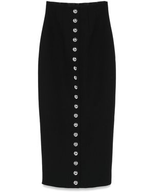 KHAITE Brynlee Long Skirt - Black