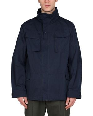 LARDINI by YOSUKE AIZAWA Double Fabric Jacket - Blue