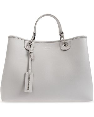 Emporio Armani Myea Medium Tote Bag - Gray