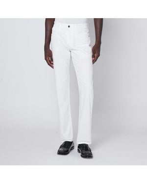 Loro Piana Cotton Trousers - White