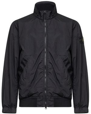 Stone Island Coats - Black