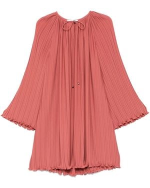 Lanvin Faltenkleid - Rot
