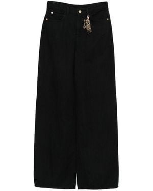 Emporio Armani Jean À Détail De Breloque - Noir