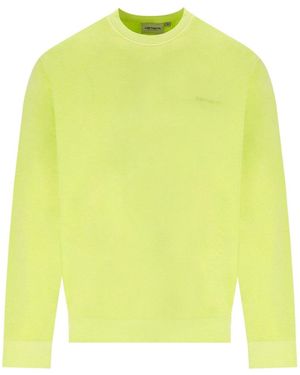 Carhartt Duster Script Arctic Lime Sweatshirt - Yellow
