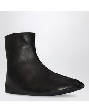 The Row Stella Ankle Boots - Black