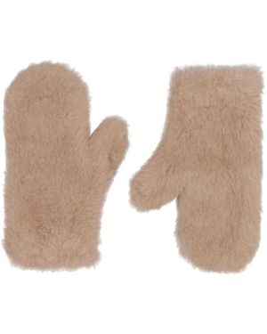 Max Mara Mxaombrato4 Gloves - White