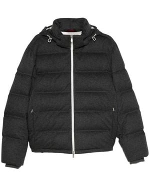 Brunello Cucinelli Wool Down Jacket - Black