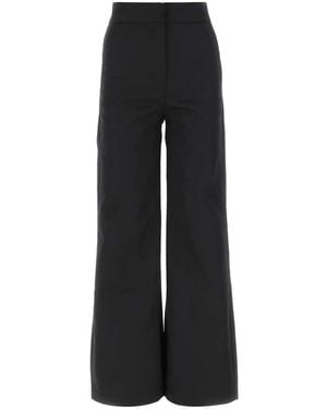 Palm Angels Flare-Leg Trousers - Black