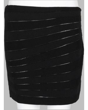 Balmain Chic Mini Skirt For - Black