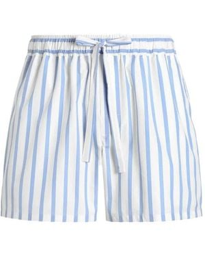 Dolce & Gabbana Dolce & Gabbana Striped Bermuda Shorts With Drawstring - Blue