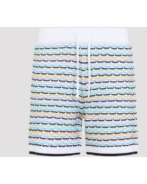 CASABLANCA Biesenstich-Shorts - Blau