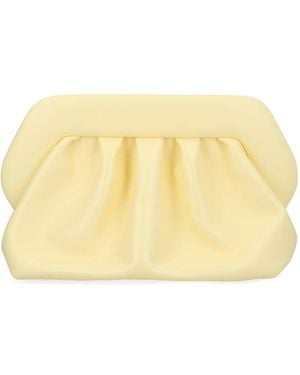 THEMOIRÈ Bios Gathered Clutch Bag - Yellow