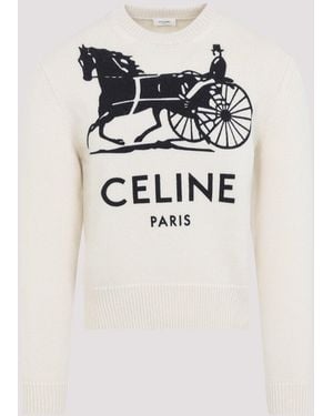 Celine Cashmere Pullover - White