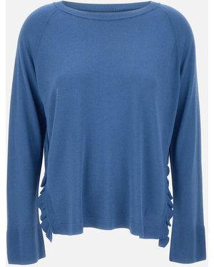 Kaos Maglione Viscoso Blu Di Air Force