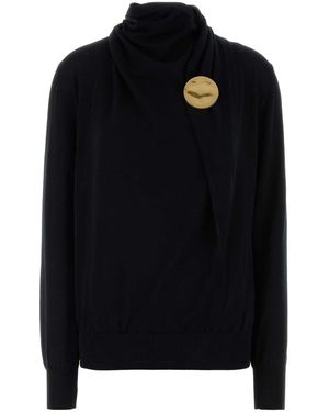 Jil Sander Wool Jumper - Black