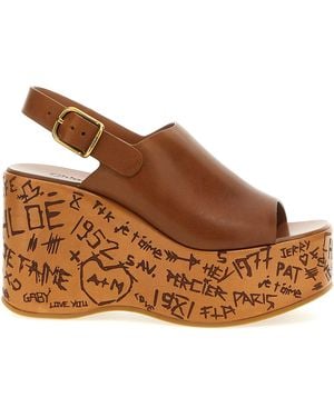 Chloé Chloé 'maxime' Sandalen - Bruin
