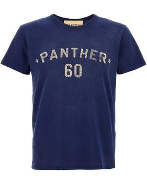 Valentino Garavani 'Panther' T -Shirt - Blau