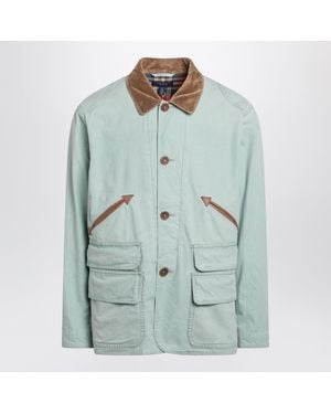 Polo Ralph Lauren Aqua Cotton Canvas Jacket - Green