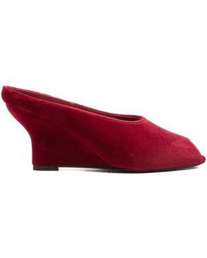 TOTEME Peeptoe-Sandalen Mit Absatz 90Mm - Rot