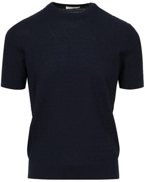 Paolo Pecora Sweaters Blue - Blauw