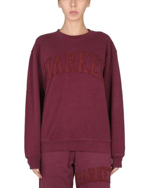 Market Vintage Wash Sweatshirt - Red