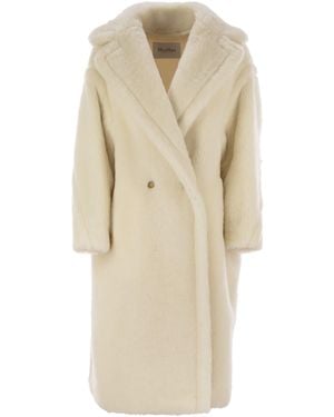 Max Mara Tedgirl Teddy Bear Icon Coat - Natural