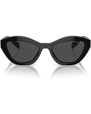 Prada Zonnebril Pra02 S 16 K08 Z Zwart/grijs Unisex