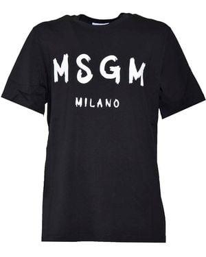 MSGM T-Shirts und Polos - Schwarz