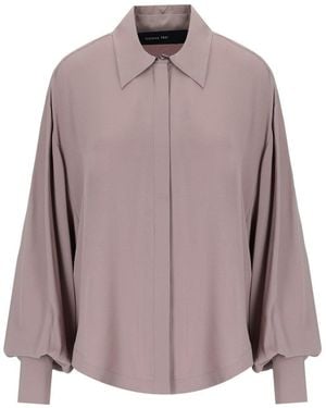 FEDERICA TOSI Mauve Oversize Shirt - Purple