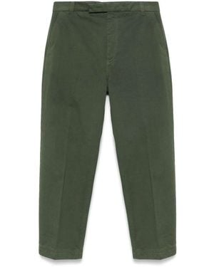 Thom Browne Mid Rise Tapered Chinos - Green