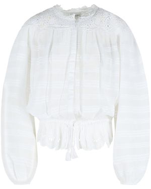 Isabel Marant 'Polly' Cotton Shirt - White