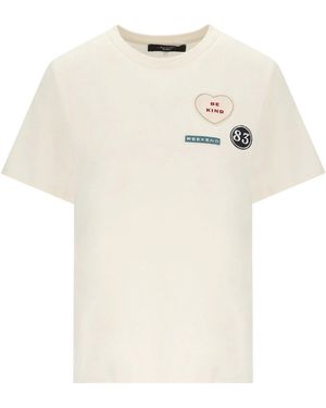Weekend by Maxmara West Ecru T Shirt - White