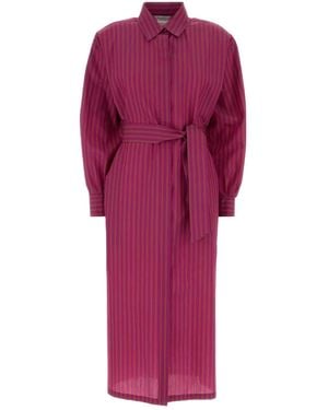 Max Mara Embroidered Poplin Lord Shirt Dress