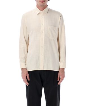 Salvatore Piccolo Camisetas Y Polos Beige - Blanco