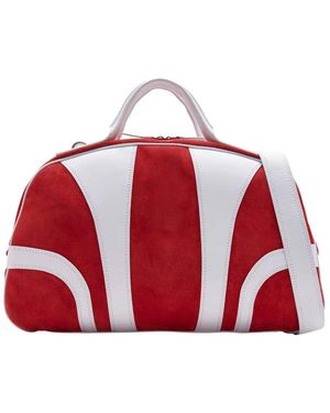 Dries Van Noten Trocknet Van Noten Men`s Reisetasche in Rot