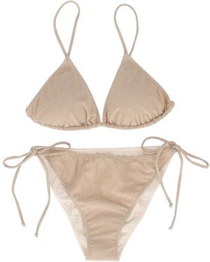 MC2 Saint Barth Leah Tiener Lurex Goud - Naturel