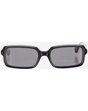 Carven Square Acetate Sunglasses - Metallic