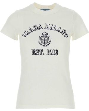 Prada T-Shirts - White