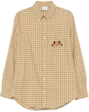 Drole de Monsieur La Chemise Emblème Chevaux - Natural