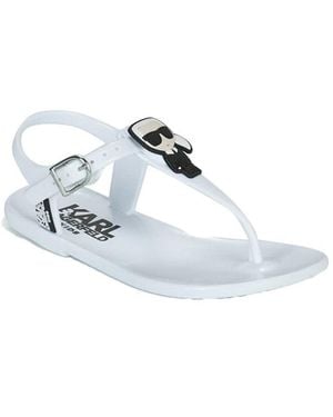 KARL LAGERFELD Sandals Synthetic - White