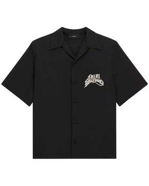 Amiri Hollywood Camping T-shirt - Zwart