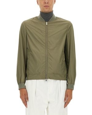 Brunello Cucinelli Zip-Up Bomber Jacket - Green