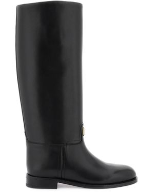 Bally Leather Huntington Boots - Black