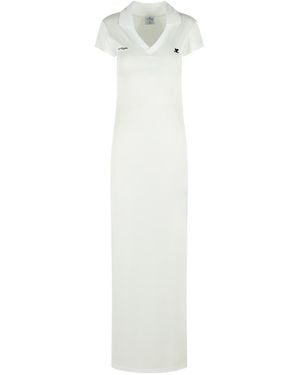 Courreges Polyester Dress - White