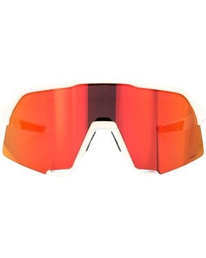 100% Soft Tact Polycarbonate Sunglasses - Red