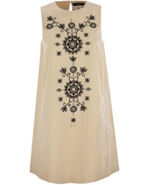 Weekend by Maxmara Wochenend Max Mara Donald Cotton und Leinenkleid für Leinen - Natur